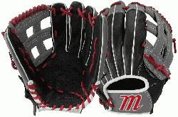 er shell and padded leather palm lining Reinforced finger tops protect against fielding a