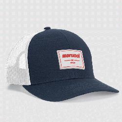 ntroducing the stylish and functional Marucci branded trucker cap. Featur