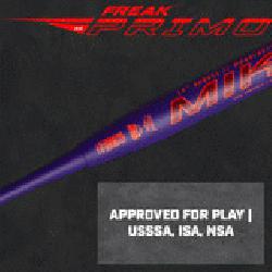 Maxload USSSA Slowpitch Softall Bat  The Miken Freak Primo Maxload slow pitch soft