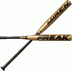 Miken Freak Gold Slowpitch Softball Bat is a h