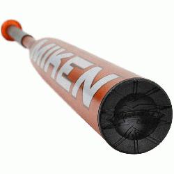 Isenhowers signature one-piece bat with a balanced weighting f