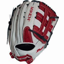 Miken Pro Series 13 slow pitch softball glove features 