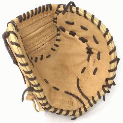 h first base mitts are assembled like a wo