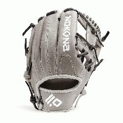 This Nokona glove is made with stiff American Kip Leather. This 