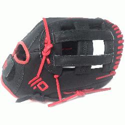 A-1250H-BKRD-RightHandThrow Nokona American Kip Fast Pitch Softball Glove 12.5 Right Hand Throw