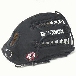 t Glove made of American Bison and Supersoft Steerhide leather combined in black and crea
