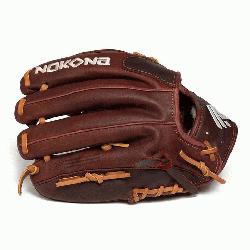 Back. 12 Infield/Pitcher Pattern Kangaroo Leather Shell - Combines Superior 