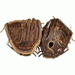  Walnut 13 Softball Glove Right Handed Throw Size 13 : Nokonas signature leather, Walnut 