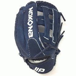 nThe Nokona Cobalt XFT series baseball glove is constructed with Nokonas premium top grain steer 