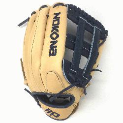 2.75 Outfield Pattern H-Web Palm Leather