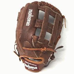 WB-1275H-RightHandThrow Nokona Classic Walnut 12.75 Baseball Glove, Walnut, Right Hand Throw