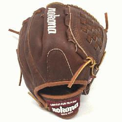 e in USA    Nokona Classic Walnut Youth Baseball Glove. 10.5 inch with closed basket we