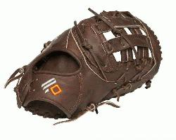 3 First Base Pattern H Web Open Back Leather: 