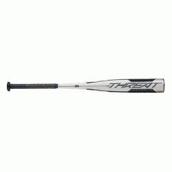 ATED FOR HITTERS AGES 8 TO 12, this 1-piece composite bat is crafted of