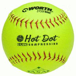 IDEAL FOR ASA AND HIGH SCHOOL LEVEL FASTPITCH SOFTBALL PLAYERS, these balls provide dura