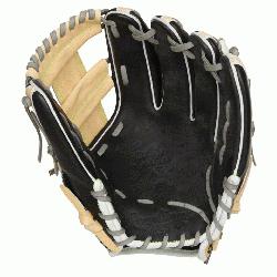 Glove Club glove of the month 11.75 inch black and camel Heart of t