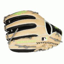 ve Club glove of the month 11.75 inch black and camel Heart of the Hide. 