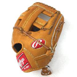 Japanese tanned leather this Heart of the Hide baseball glove from Rawlings feat