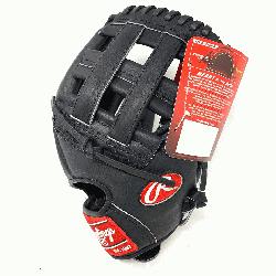 e Rawlings PRO1000HB Black Horween Heart of the Hide Ba