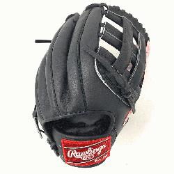 panThe Rawlings PRO1000HB Black Horween Heart of the Hide Baseball Glove is 1