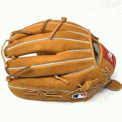e of the PRO12TC Rawlings baseball glove. Made in stiff Horween leather lik