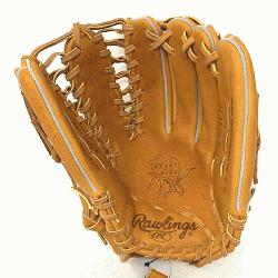 emake of the PRO12TC Rawlings baseball glove. Made in stiff Horween leather like