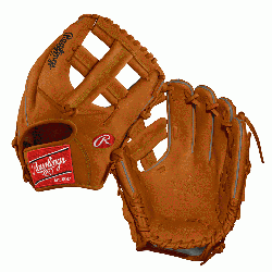 Heart of the Hide tan leather baseball glove, fe