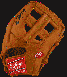  Rawlings Heart of the Hide tan leather baseball glove, featuring 200 patt