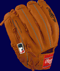  This Rawlings Heart of the Hide tan leather baseball glove, featuring 200 