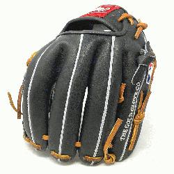 he Rawlings Dark Shadow Black Heart of the Hide Leather and Tan Laces 11.5 Pro200 