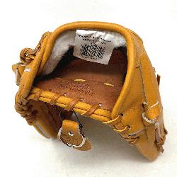 of Hide Japan Tan Leather 11.5 Inch I Web Oval Rawlings R Wrist Logo Rawlings thumb embroidered De