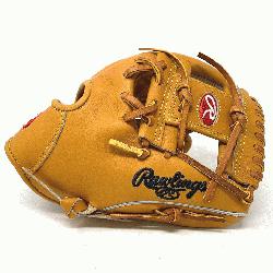 of Hide Japan Tan Leather 11.5 Inch I Web Oval Rawlings R Wrist Logo Rawlings thumb e