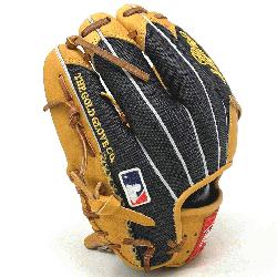 ; Constructed from Rawlings world-renowned Tan Heart of the Hide steer leather and pro deco