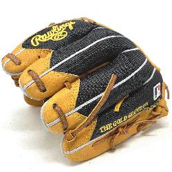  Constructed from Rawlings world-renowned Tan Heart of the Hide steer leather 