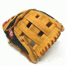 Constructed from Rawlings world-renowned Tan Heart of the Hide steer leather and pro de
