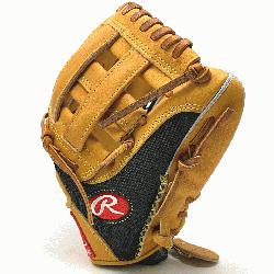 ; Constructed from Rawlings world-renowned Tan Heart of the Hide steer leather and pro dec