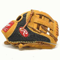 ; Constructed from Rawlings world-renowned Tan Heart of the Hide steer leather and pro deco mesh b