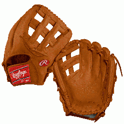 e Rawlings Heart of the Hide PRO205-6 classic tan colorway glove in the 