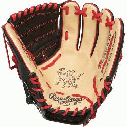 from Rawlings’ world-renowned Heart of the Hide® steer hide leather, Heart of the