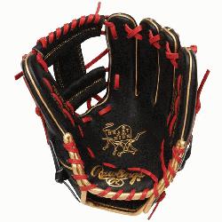  Heart of the Hide 11.75-inch infield glove adds a touch of style to a classic design. It als