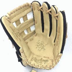 Rawlings Heart of the Hide Camel and Black PRO3030 H Web with open back./p