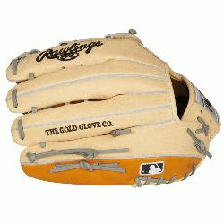 rafted from ultra-premium steer-hide leather, the 2021 Heart of the Hide 12.75-inch outfield