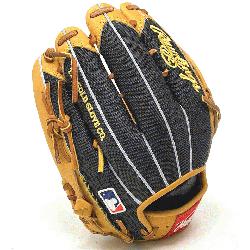 Constructed from Rawlings world-renowned Heart of the Hide steer leather and deco mesh back 