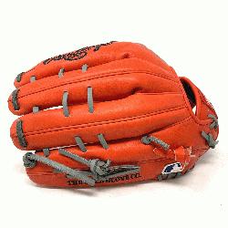 com Exclusive in Rawlings Heart of the Hide Red-Orange leather. 42