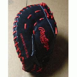 Heart of the Hide players series 1st Base model features an open Web. With