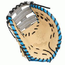  color to your ballgame with the Rawlings Heart of the Hide ColorSync 6 DCT 13 inch first base m