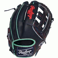 color to your ballgame with the Heart of the Hide 12 inch ColorSync 6  H-web glove from R
