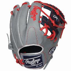 he Rawlings PRORFL12N Heart of the Hide R2G 11.75-inch infield glove is made of w