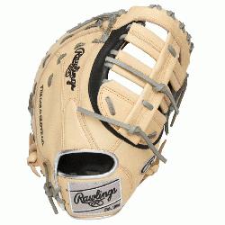  on the field with the PRORFM18-10BC Heart of the Hide R2G 12.5-inch First Base Mitt. This e