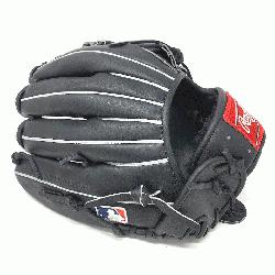   12.25 Inch Black Horween Leather Rawlings Ballgloves.com Exclusive Grey Split Welting RV